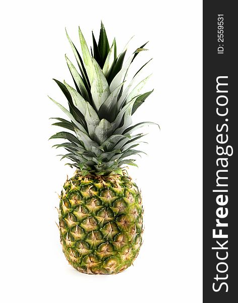 Pineapple Isolated On White