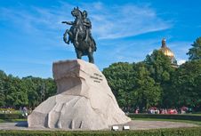 Monument To Peter I In St-Petersburg Stock Photos Monument To Peter I In St-Petersburg Stock Photos