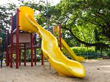 Children Slide Royalty Free Stock Photo