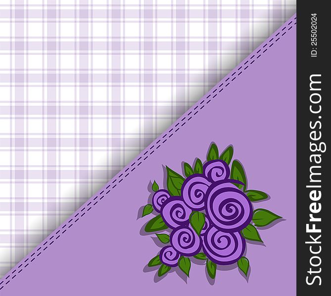 Purple checkered background