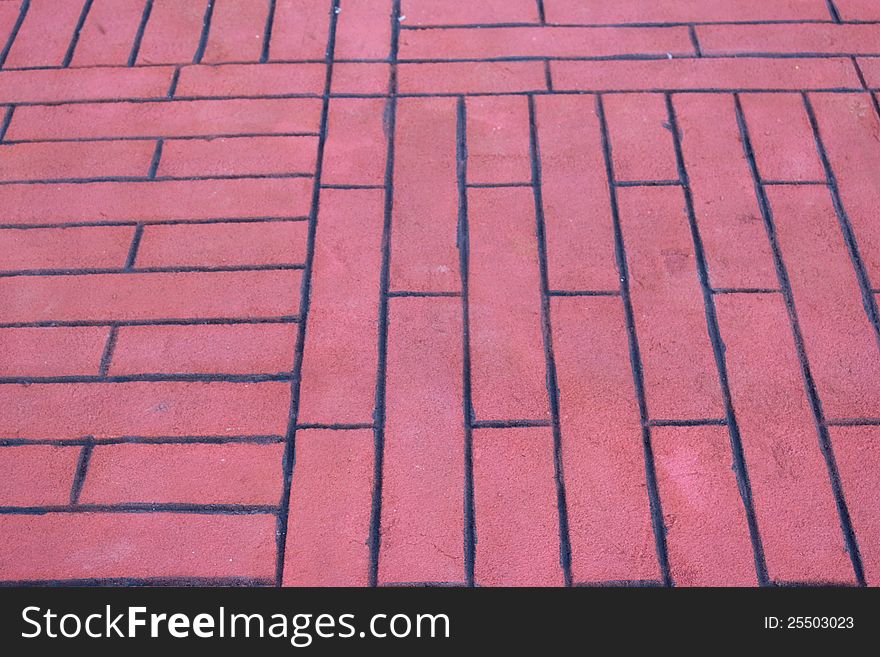 Red Brick Floor