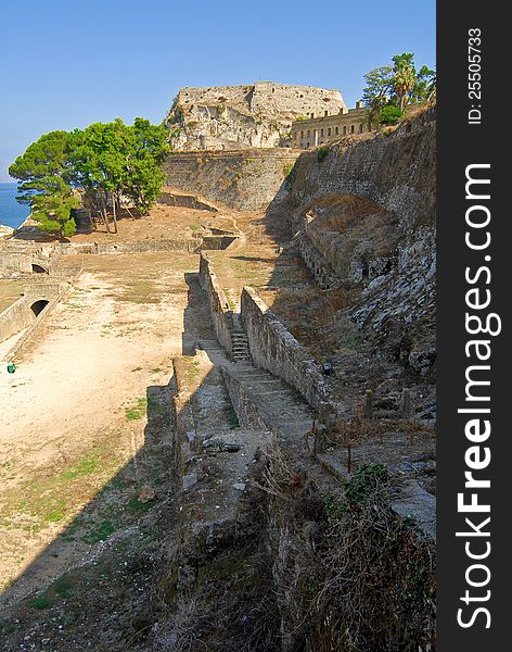 Landscapes of Kerkyra, CorfÃ¹, Greece.