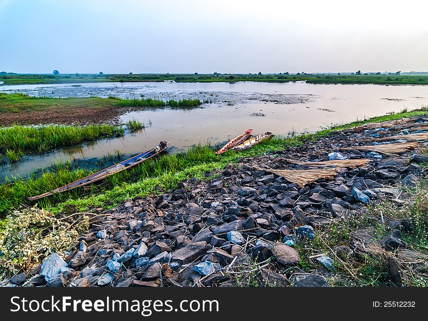 The source of water for fish and fishermen. The source of water for fish and fishermen.