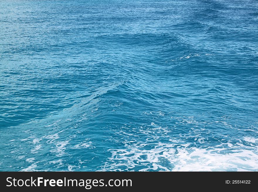 Indian Ocean near the Seychelles, the equator