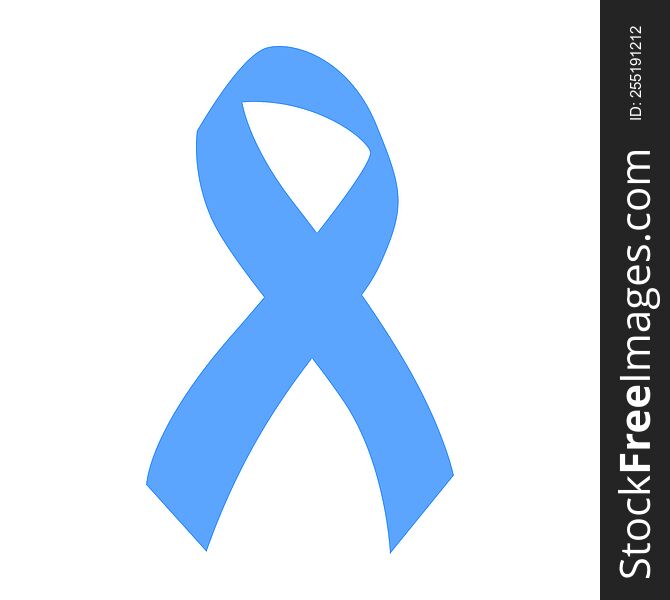 Blue Ribbon Symbol  of World Prostate Cancer Awareness Day