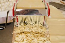 My Homemade Noodles Stock Images