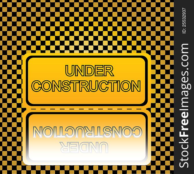 Under construction sign