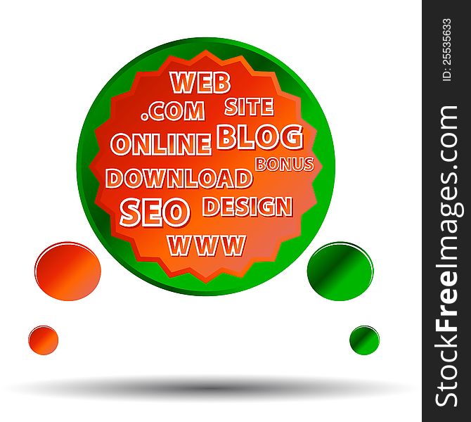 Multi-colored web search engine optimization colorful abstract poster. Multi-colored web search engine optimization colorful abstract poster