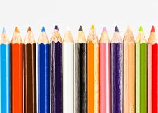 Colorful Pencils Stock Images