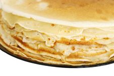 Close Up Of Russian Pancakes Royalty Free Stock Photography Close Up Of Russian Pancakes Royalty Free Stock Photography