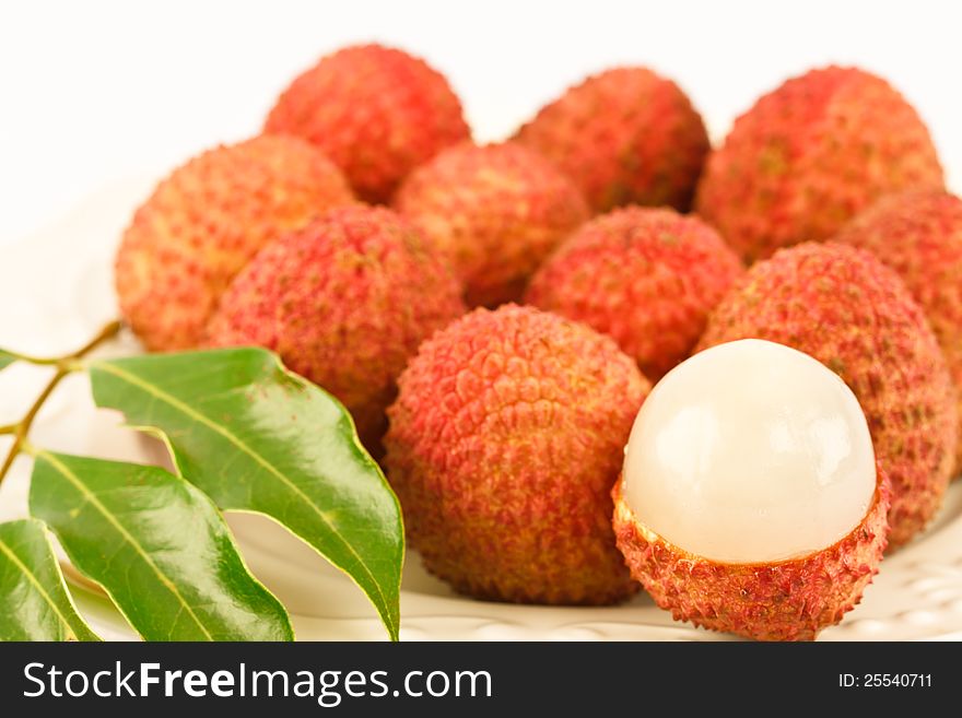 The Orang Lychees Or Litchi Chinensis Sonn.