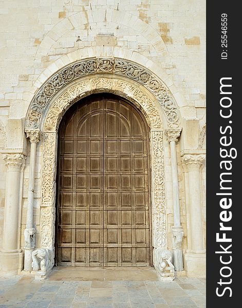 Trani View Of The Portal Window