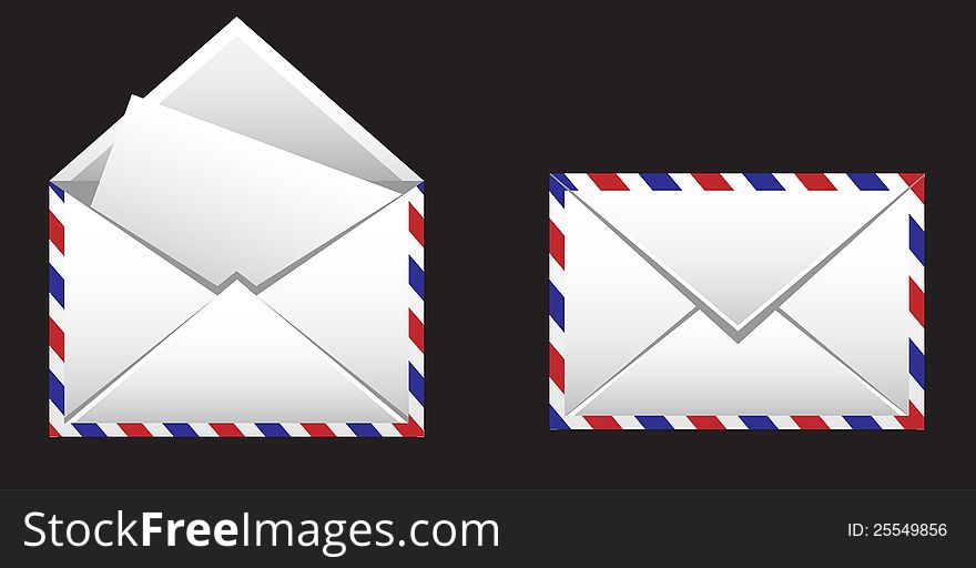 Mail icon  illustrator image vector