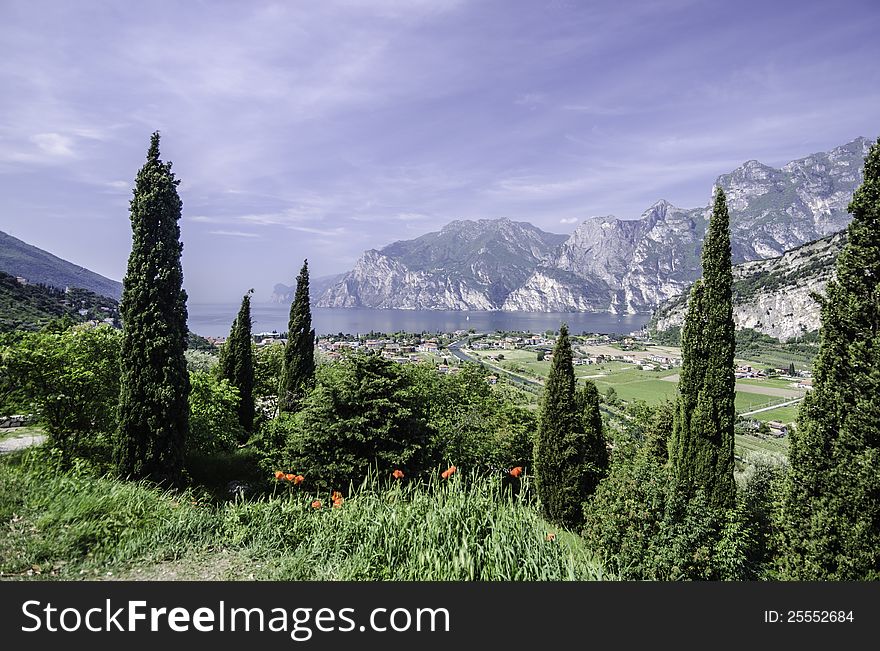 Lake Garda North Panoramic View