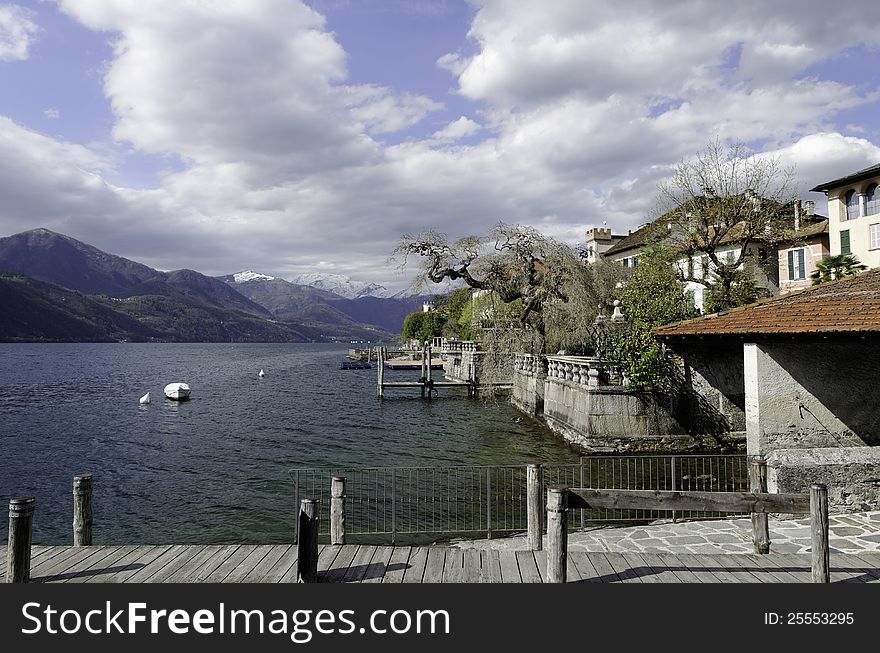 San Giulio Orta Lakescape