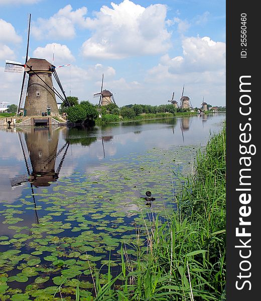 Windmills in Holland