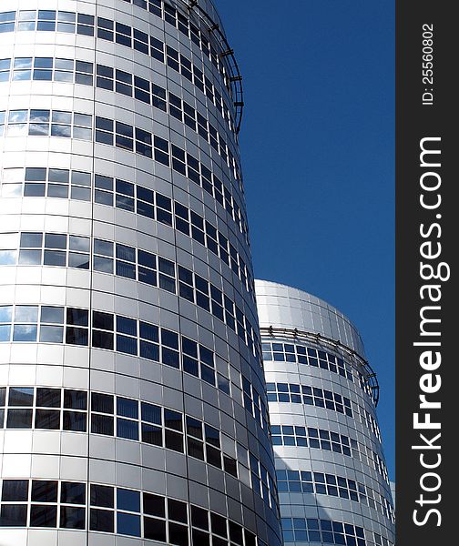 Detail of a business building in Rotterdam, Holland