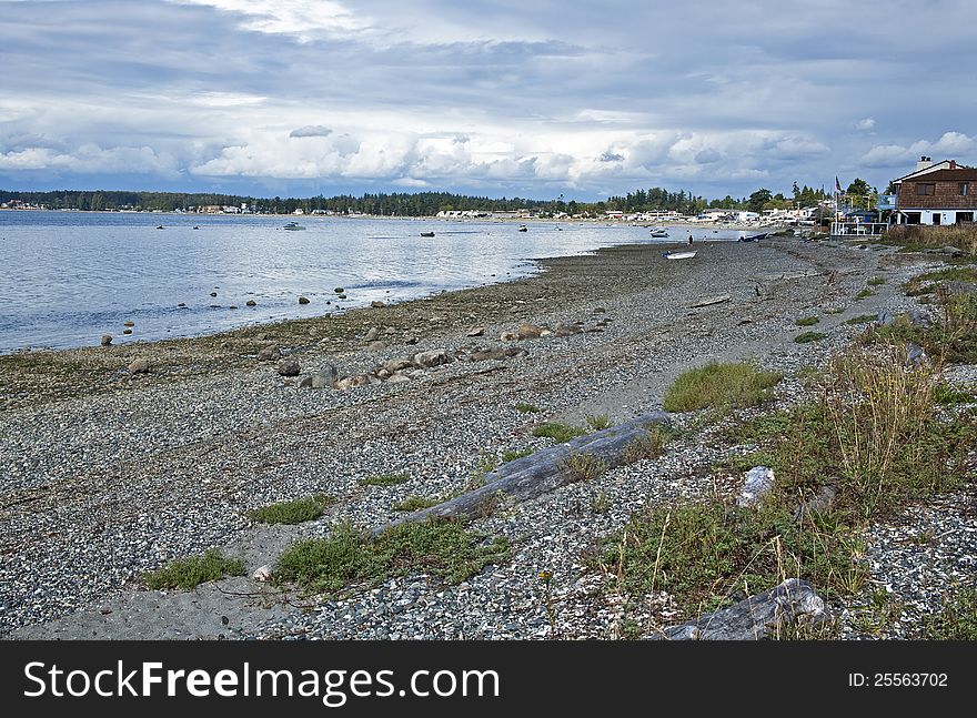 Tide out on the shores of Birch Bay, Washington. Tide out on the shores of Birch Bay, Washington