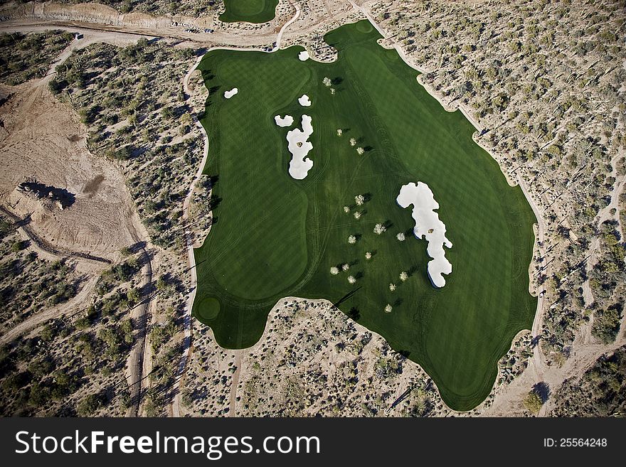 Desert Golf near Tucson, Arizona. Desert Golf near Tucson, Arizona
