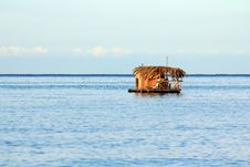 Small Houseboat Royalty Free Stock Image Small Houseboat Royalty Free Stock Image
