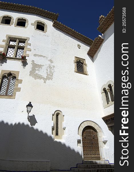 Maricel palace in the coastal town of Sitges, Barcelona, Spain