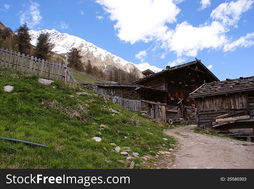 An Old Alpine Hut