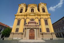 Yellow Cathedral Church Royalty Free Stock Photography Yellow Cathedral Church Royalty Free Stock Photography