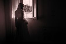 Horror Scene Of A Scary Woman Royalty Free Stock Photos Horror Scene Of A Scary Woman Royalty Free Stock Photos