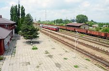 Train Station Perron Stock Photography Train Station Perron Stock Photography