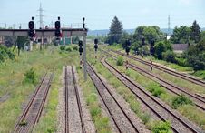 Train Traffic Line Royalty Free Stock Photography Train Traffic Line Royalty Free Stock Photography