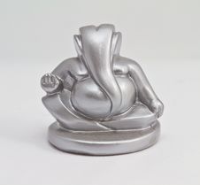Silver Ganesha God Miniature Stock Photography