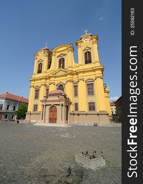 Orthodox cathedral in center of Timisoara. Orthodox cathedral in center of Timisoara