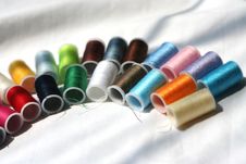 Spools Of Colored Thread 5 Royalty Free Stock Photography Spools Of Colored Thread 5 Royalty Free Stock Photography