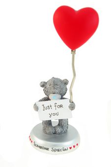 Teddy Bear With Heart Royalty Free Stock Photos Teddy Bear With Heart Royalty Free Stock Photos