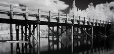 Scenic River In Infrared Royalty Free Stock Photos Scenic River In Infrared Royalty Free Stock Photos