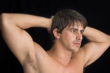 Portrait Of Young Man Standing Royalty Free Stock Images Portrait Of Young Man Standing Royalty Free Stock Images