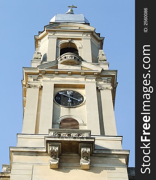 Church tower in baroque style