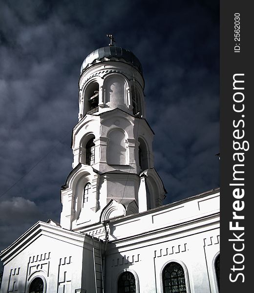 Church of the cover of the Virgin mary in Biysk. Church of the cover of the Virgin mary in Biysk