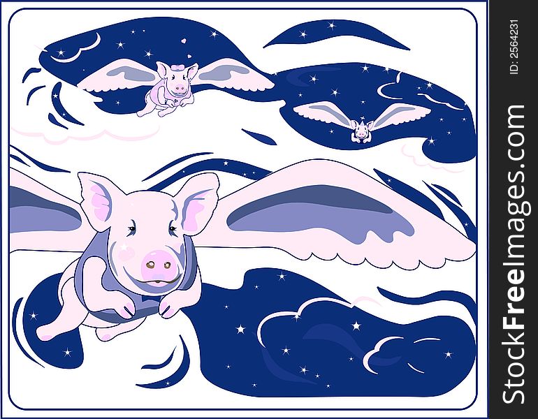 When Pigs Fly is original artwork with a lot to say! This is original artwork done as a  graphic. When Pigs Fly is original artwork with a lot to say! This is original artwork done as a  graphic.