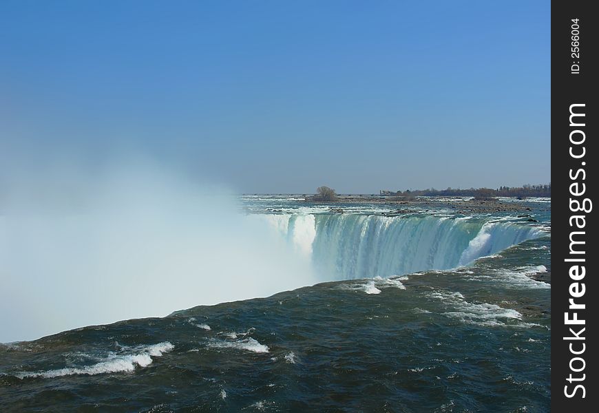 The Niagara falls in canada