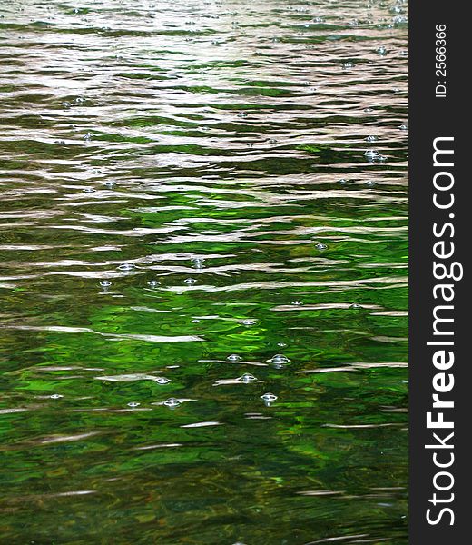 Portrait photo of a fresh water mountain pond. Portrait photo of a fresh water mountain pond.