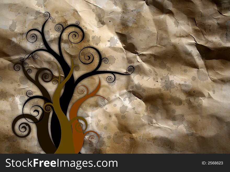 Abstract graphic old paper background