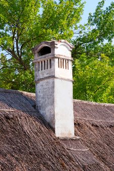 Old Chimney On A Farmhouse Royalty Free Stock Photo Old Chimney On A Farmhouse Royalty Free Stock Photo