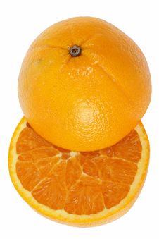 Half Cut Orange Stock Photography Half Cut Orange Stock Photography