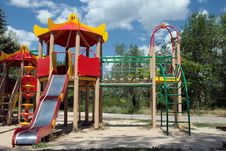 Russian Children S Playground Stock Photo