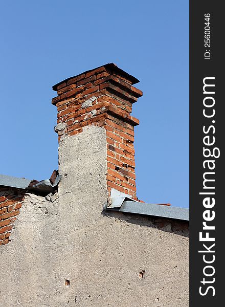 Pic of old ruined chimney. Pic of old ruined chimney