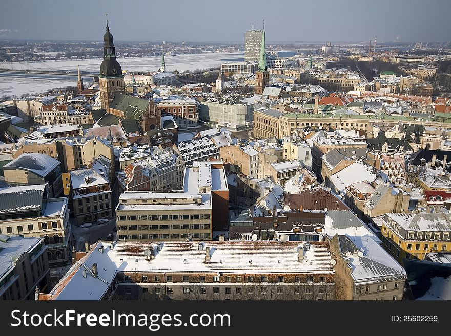 View over Rigas Old Town