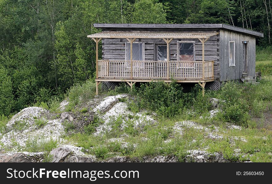 Old worker camp on a mining site. Old worker camp on a mining site