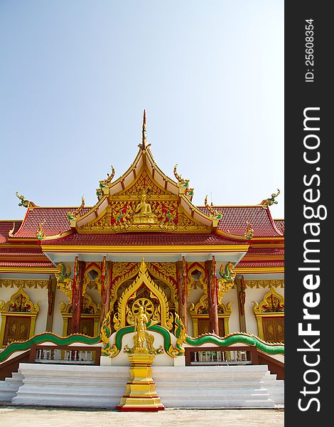 Beautiful Thai Temple At Thailand