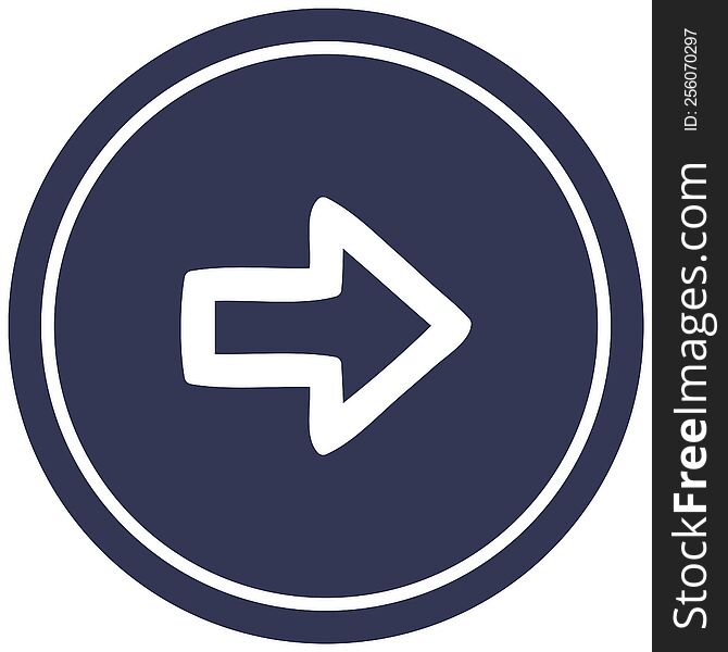 direction arrow circular icon symbol